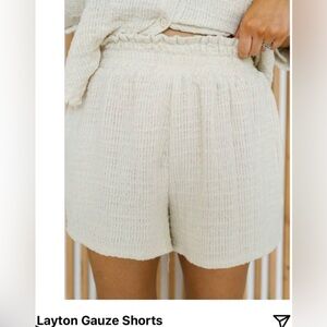 BNWT linen blend shorts